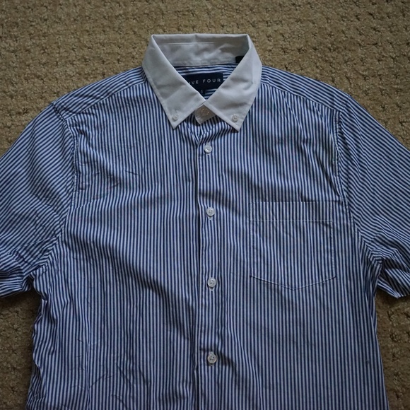Five Four Stripe Dress Shirt | Small - Picture 4 of 4